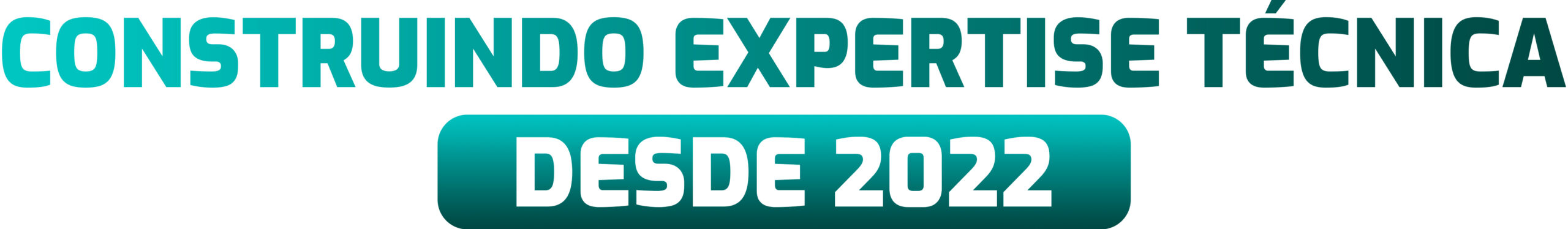 Construindo expertise técnica desde 2022